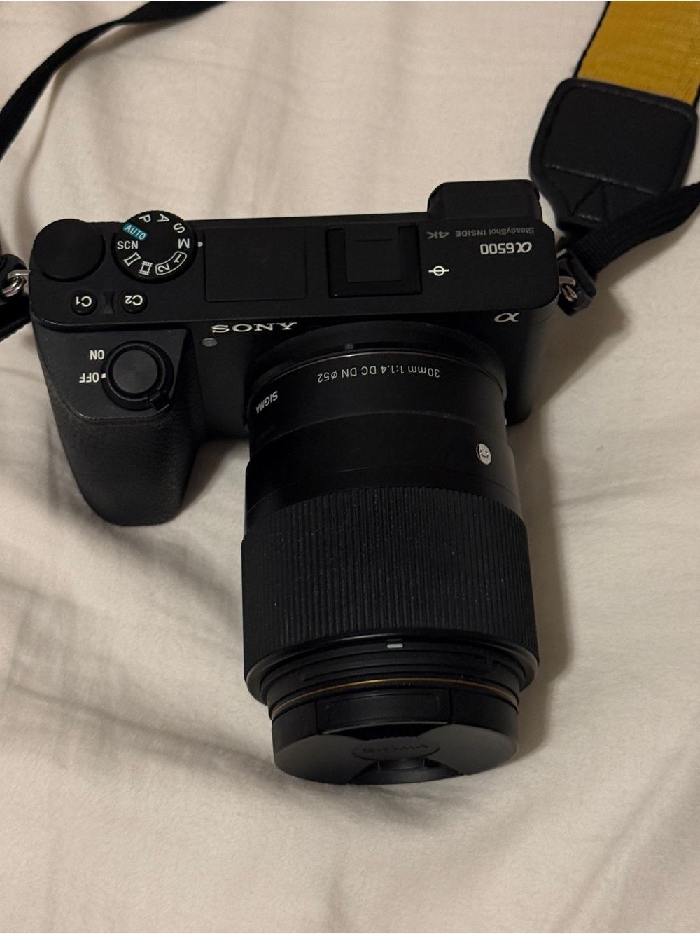 Sony A6500 with a Sigma 30mm lens
